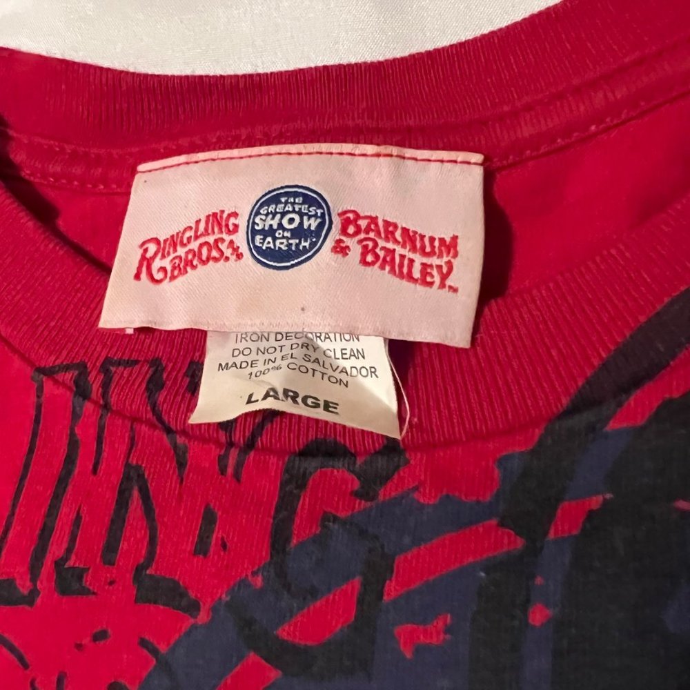 Ringling Bros Circus T-Shirt - The Greatest Show on Earth - Size L - 100% Cotton - Picture 5 of 6